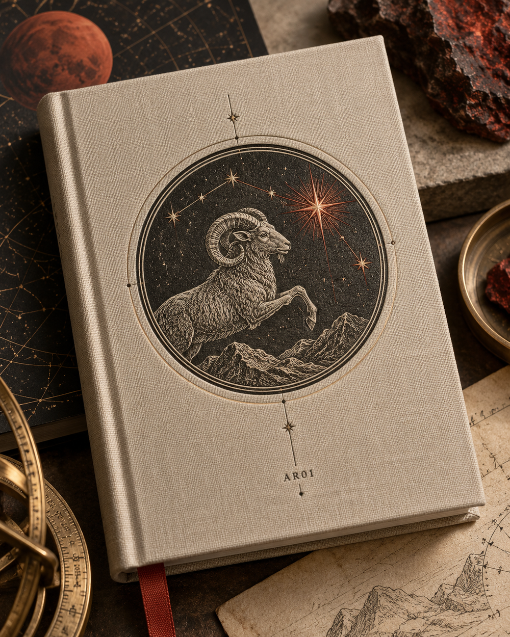 Aries Field Notes Journal — The First Spark