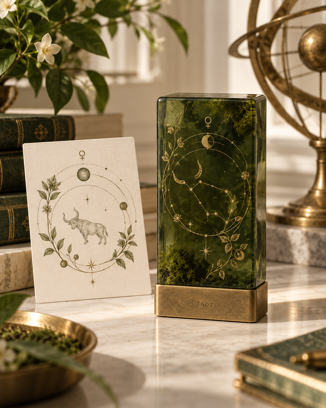 Taurus Celestial Desk Totem — The Quiet Garden