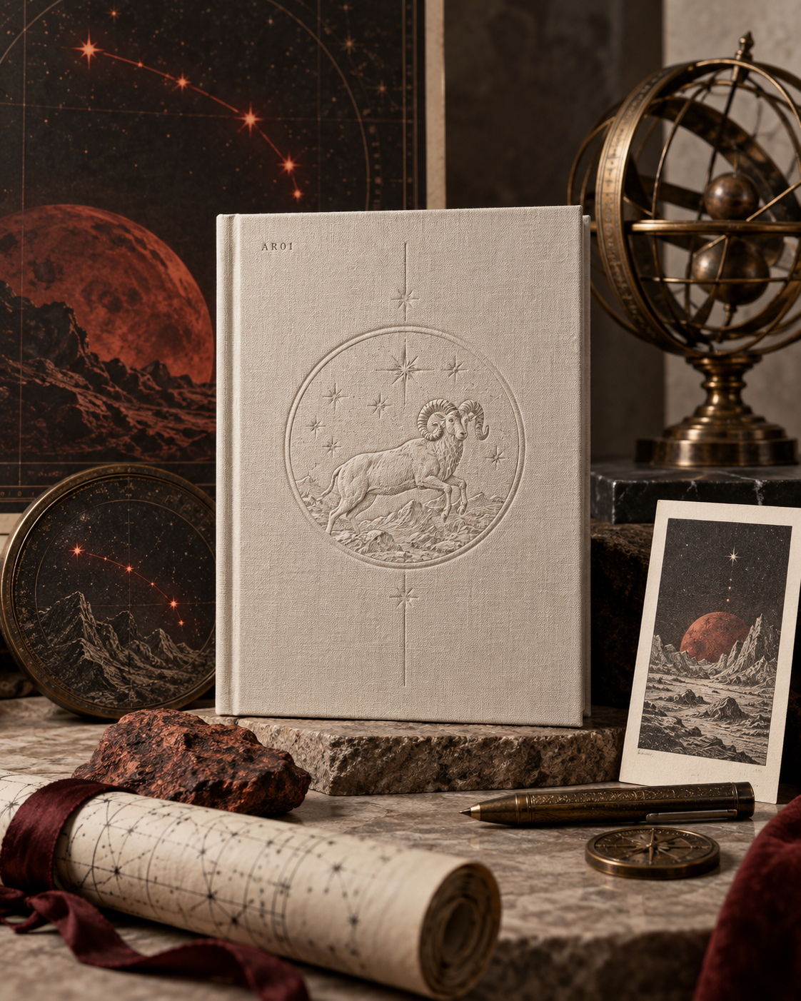 Aries Field Notes Journal — The First Spark