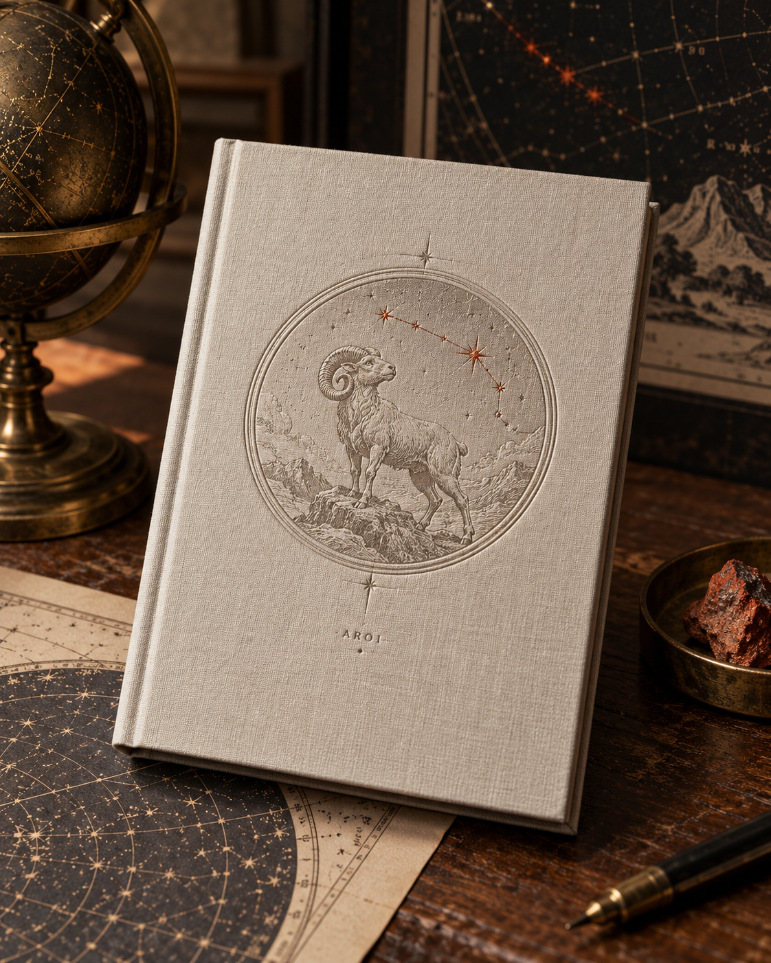 Aries Field Notes Journal — The First Spark