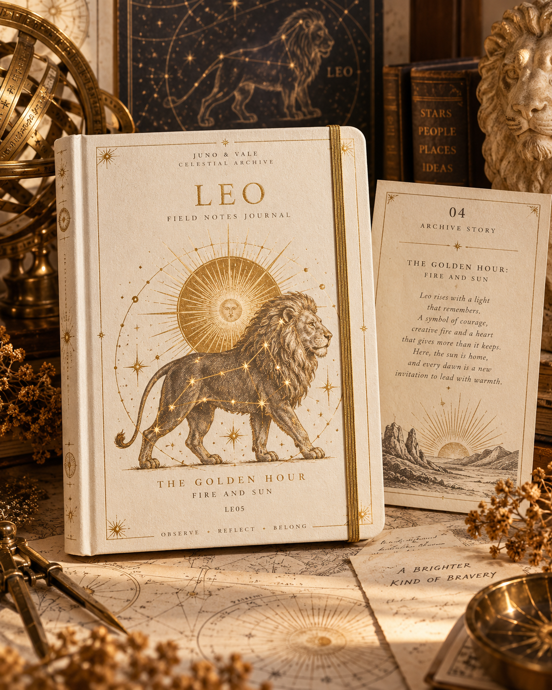 Leo Field Notes Journal — The Golden Hour