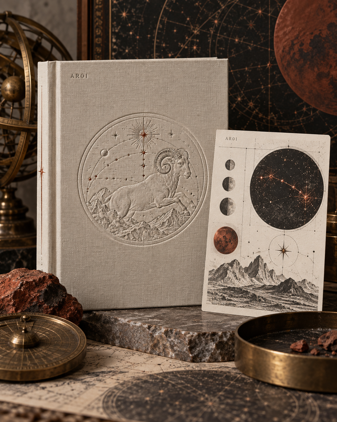 Aries Field Notes Journal — The First Spark