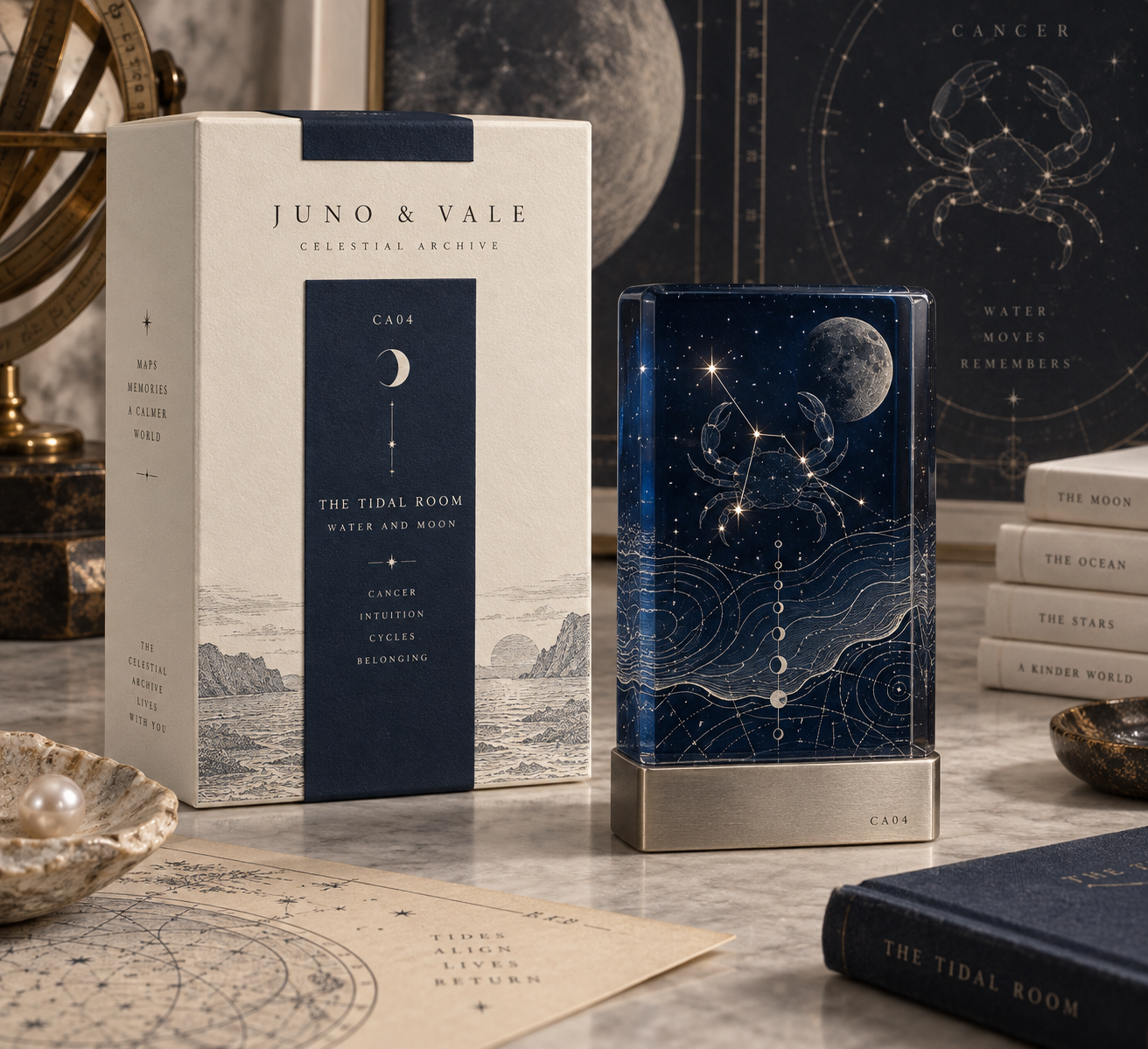 Cancer Celestial Desk Totem — The Tidal Room