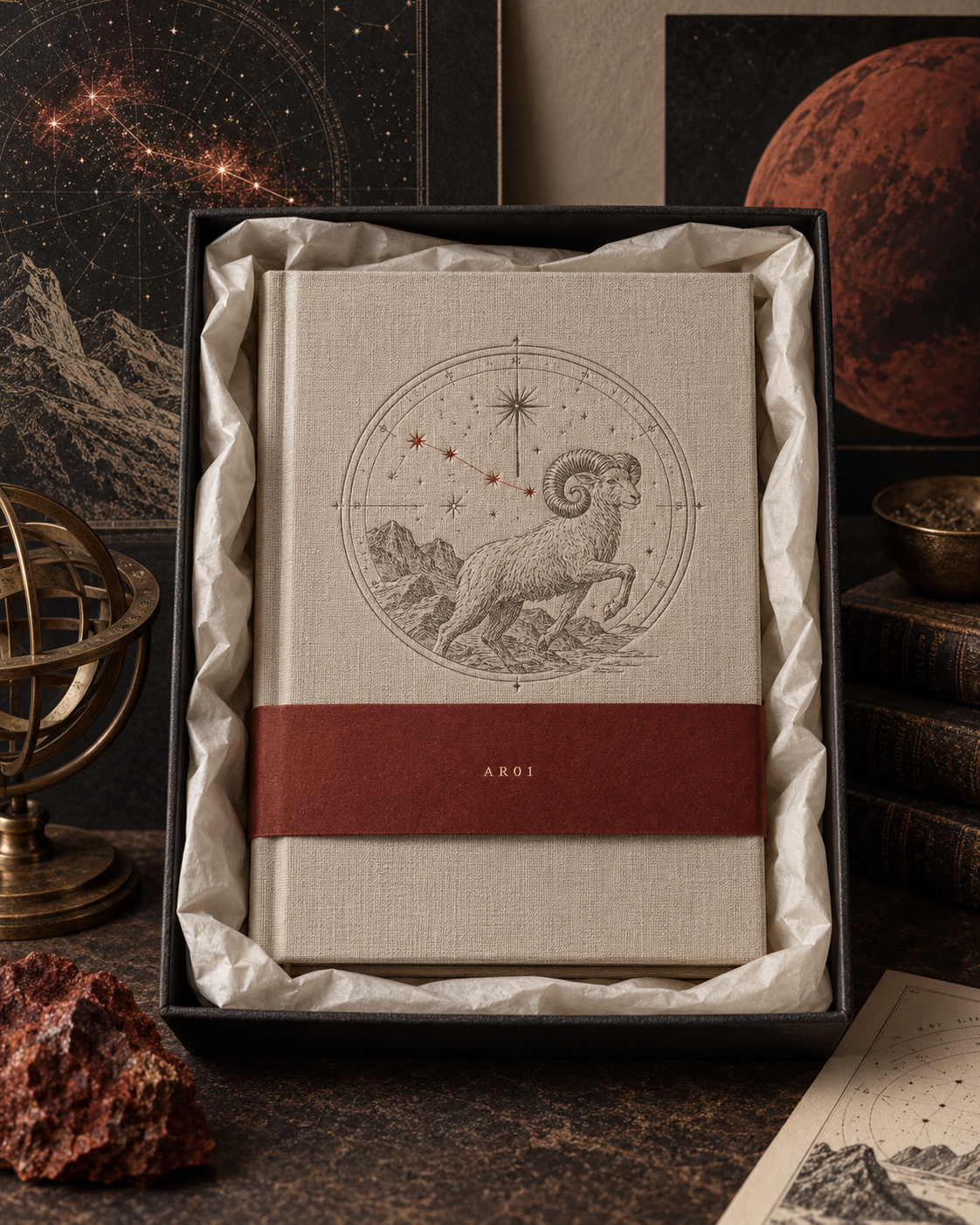 Aries Field Notes Journal — The First Spark
