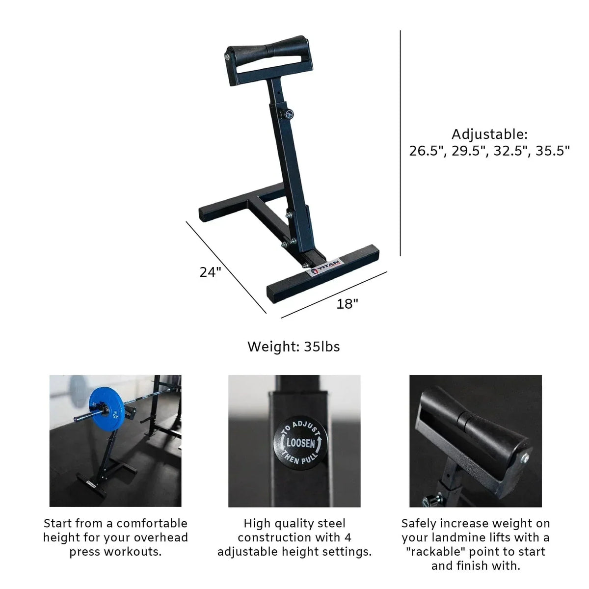 Titan Fitness Landmine Stand