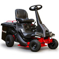 BAUMR-AG 24′′ Ride On Lawn Mower, Lithium Electric Start System, 6HP 224cc, 5 Cut Heights, Catcher and Mulch Kit