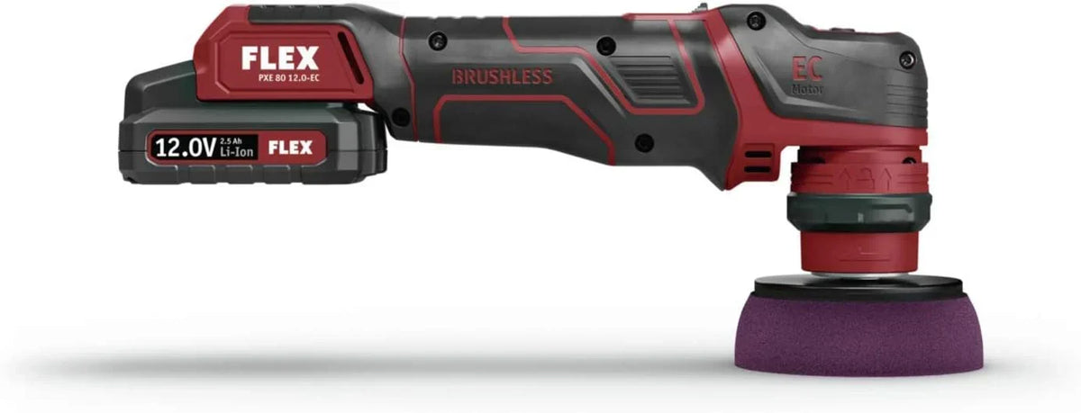 PXE 80 12.0-EC set USA 12V Cordless Multi-Polisher-Set, Includes Two 2.5Ah Batteries, One Charger & Soft Bag