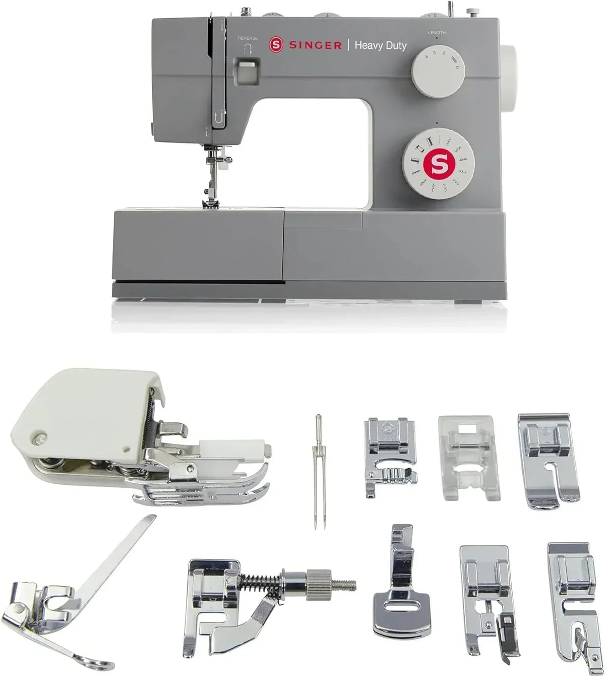 SINGER 4411 Heavy Duty Pink Sewing Machine with Accessories | | High Speed