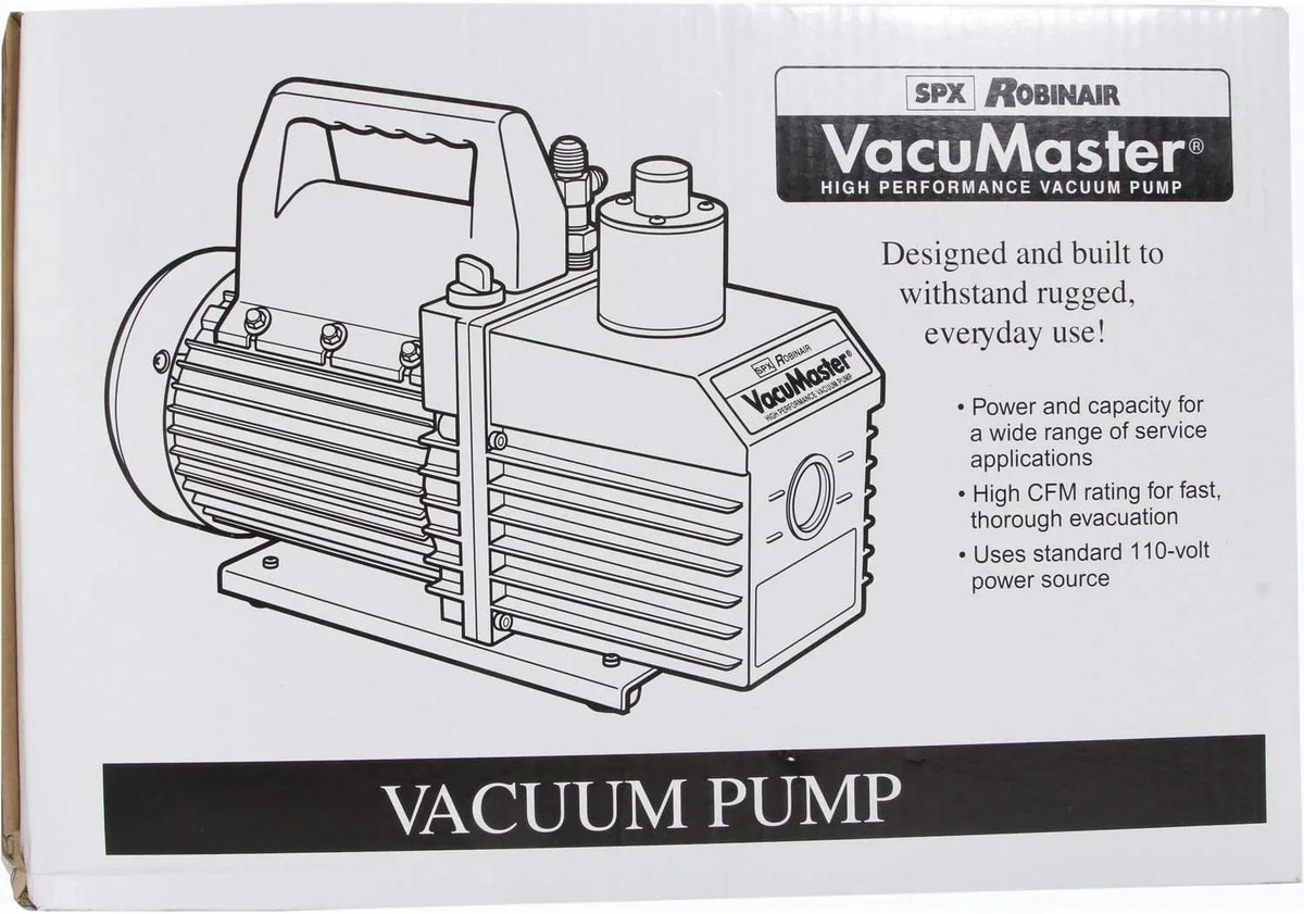 Robinair VacuMaster Economy 2-Stage Vacuum Pump, 8 CFM, Red/Silver - ROB15800 / 15800