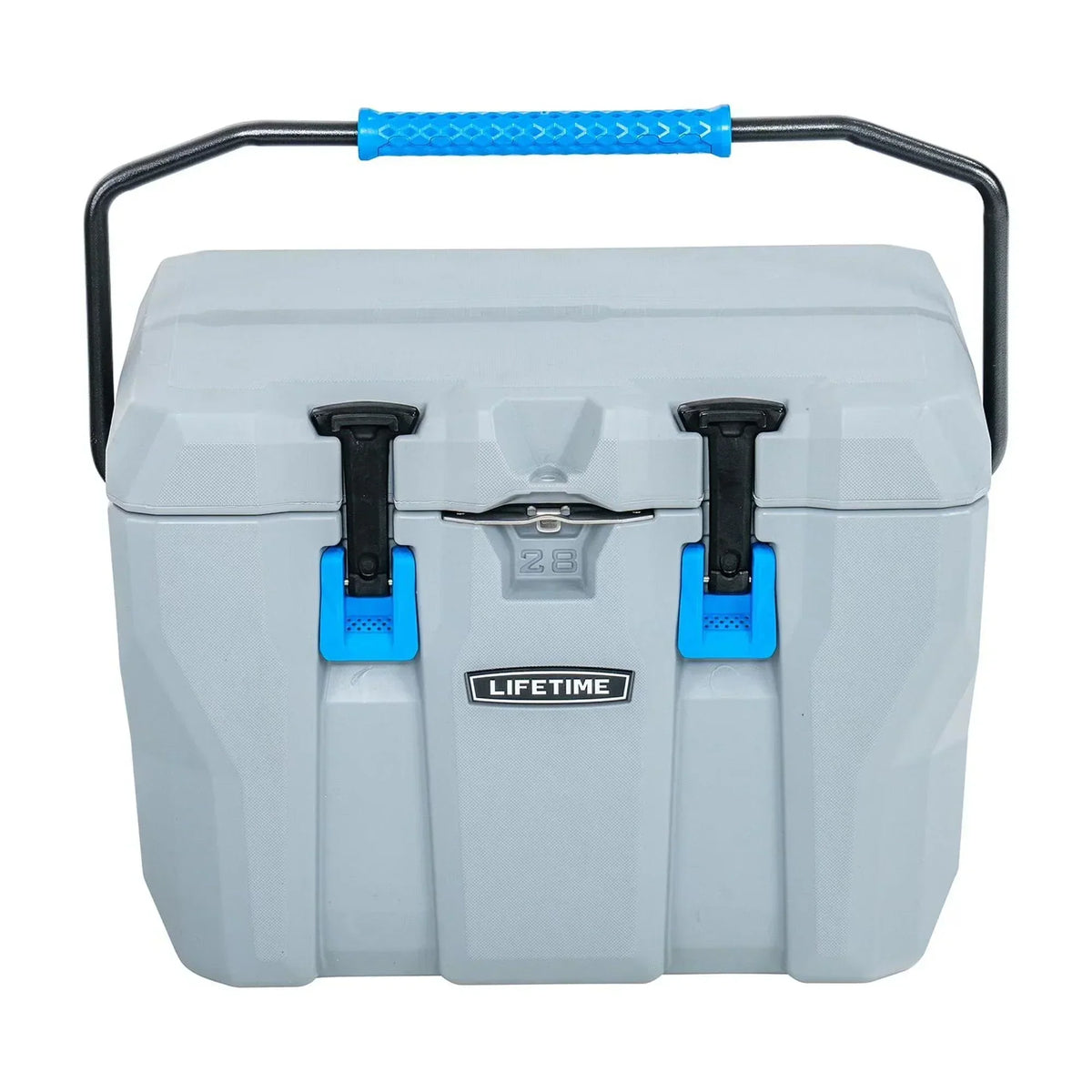 Lifetime Bear-Resistant High Performance Camping Cooler, 28 qt, 20 Can Capacity, Boulder Gray - 91289