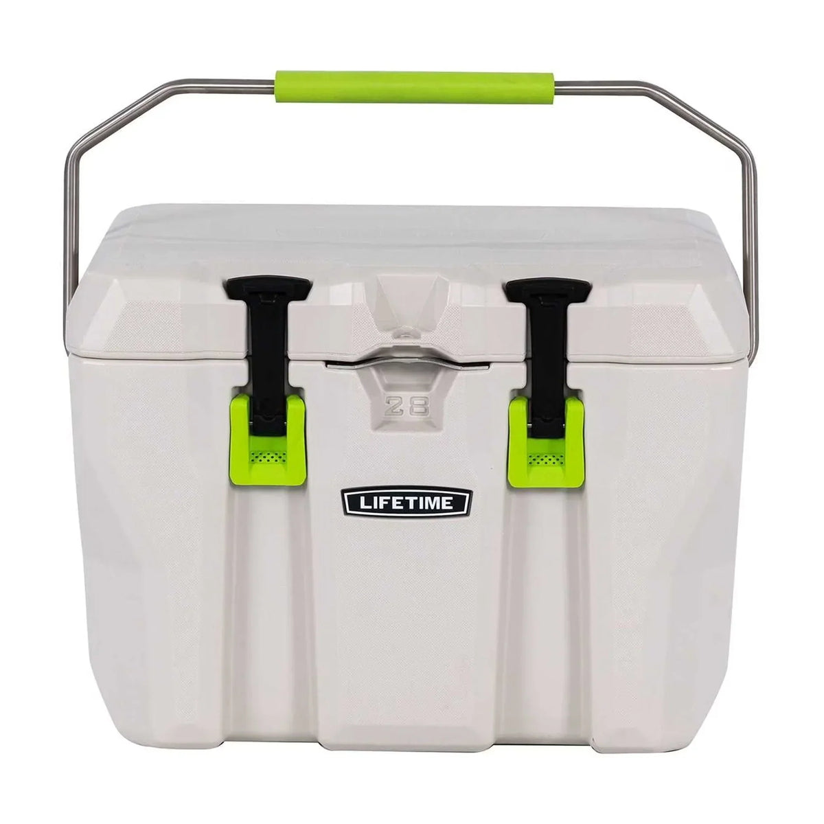 Lifetime Bear-Resistant High Performance Camping Cooler, 28 qt, 20 Can Capacity, Boulder Gray - 91289