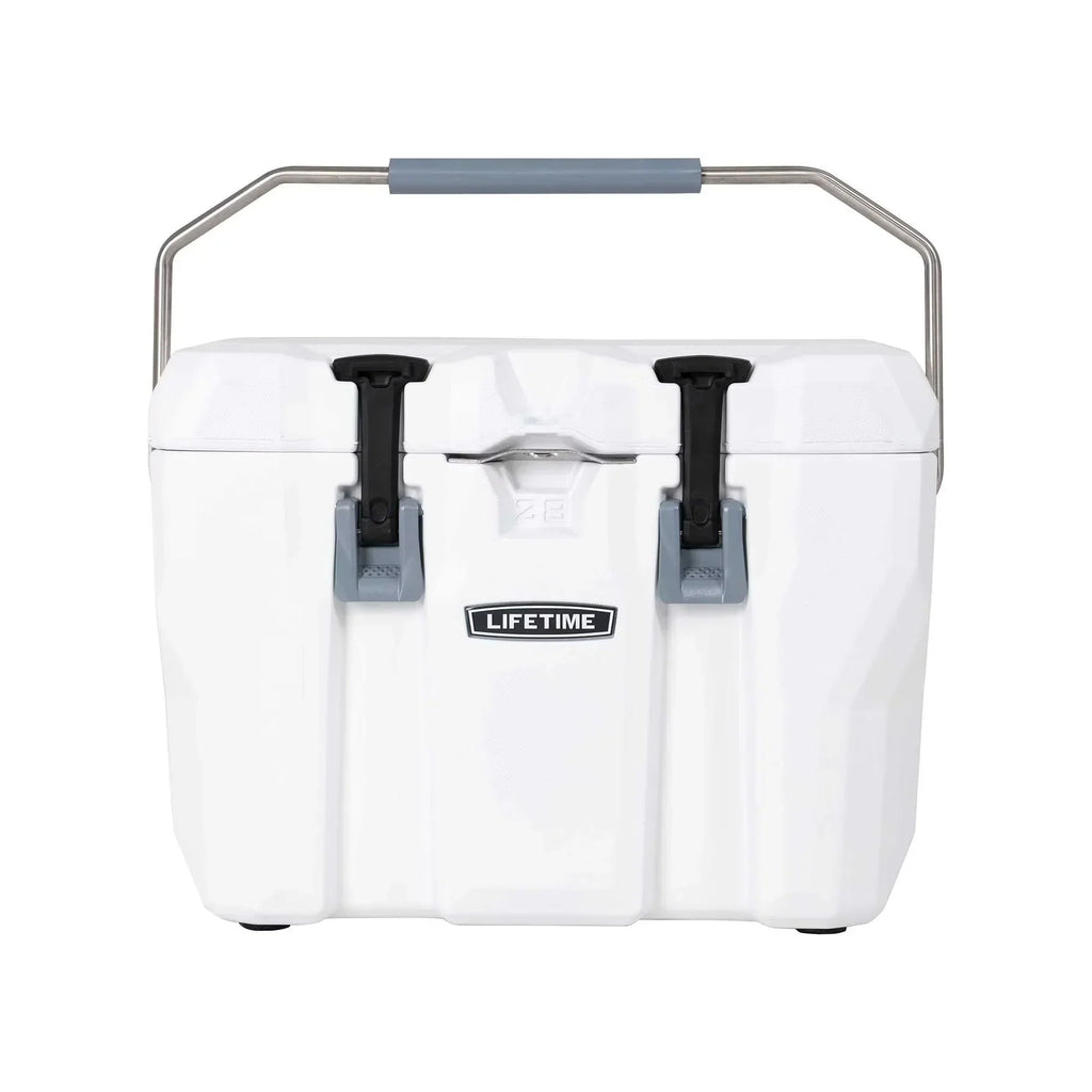 Lifetime Bear-Resistant High Performance Camping Cooler, 28 qt, 20 Can Capacity, Boulder Gray - 91289