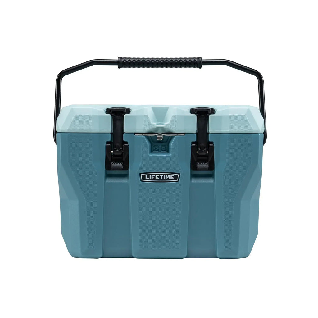 Lifetime Bear-Resistant High Performance Camping Cooler, 28 qt, 20 Can Capacity, Boulder Gray - 91289