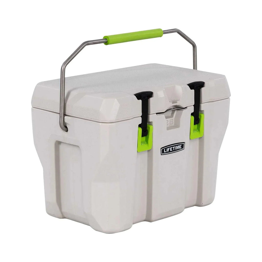 Lifetime Bear-Resistant High Performance Camping Cooler, 28 qt, 20 Can Capacity, Boulder Gray - 91289
