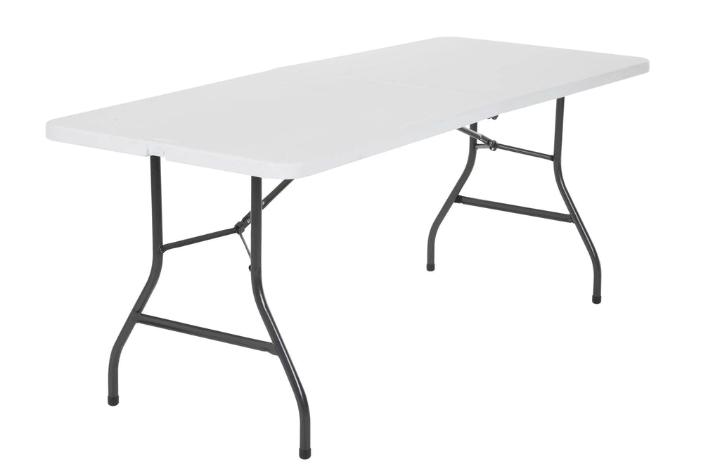 Cosco 6 Foot Folding Table in White Speckle