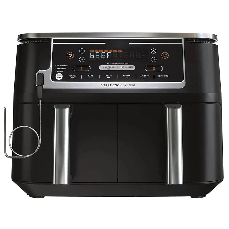 DZ401 Foodi 10 Quart 6-in-1 DualZone XL 2-Basket Air Fryer with 2 Independent Frying Baskets