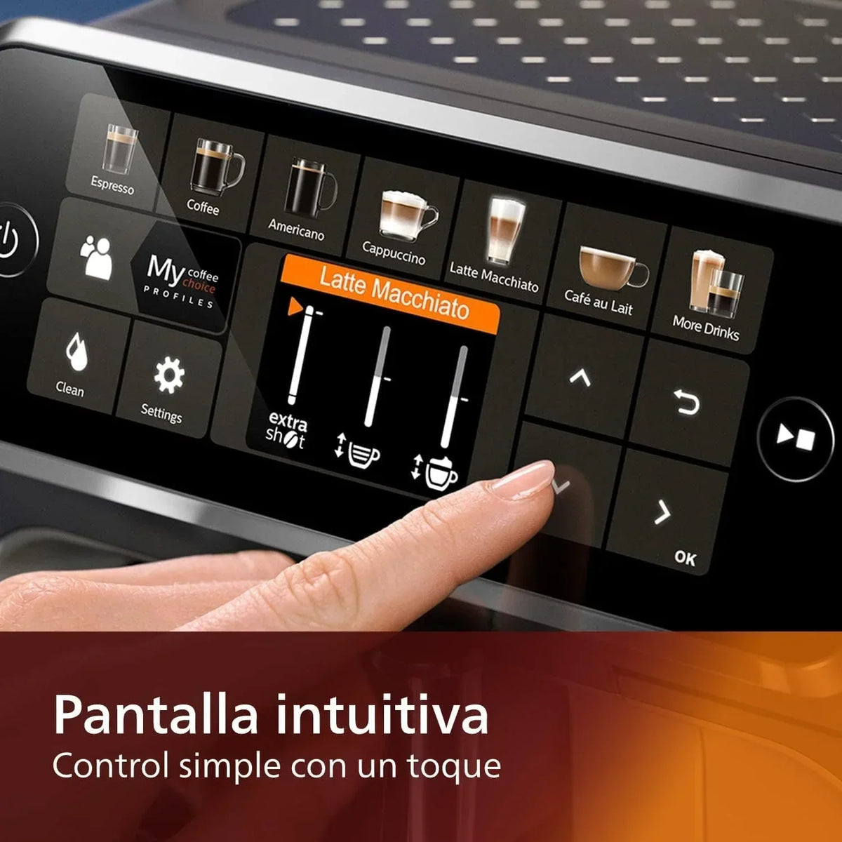 PHILIPS 5400 Fully Automatic Espresso Machine with LatteGo