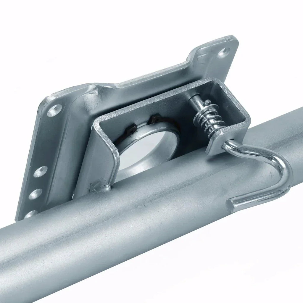 1000 lb Boat Trailer Tongue Jack With Swivel Wheel - Zinc-Plated Finish