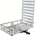 Aluminum Hitch Mount Cargo Carrier With 47 in Long Ramp, 1 Pack - 80779
