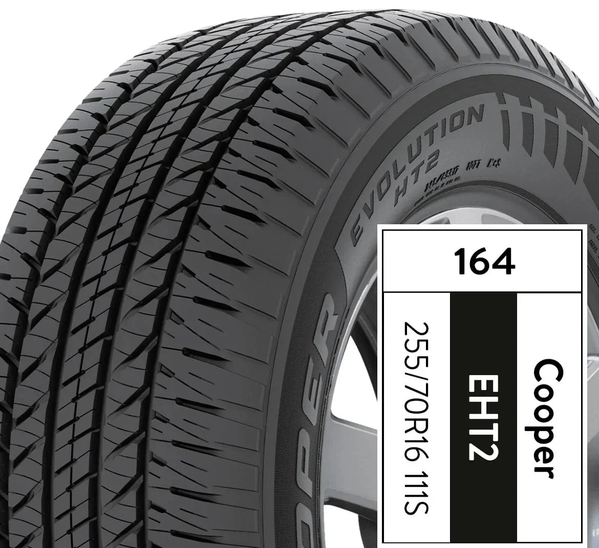 Cooper All-Season Tire 255/70R16 111S - Evolution HT2