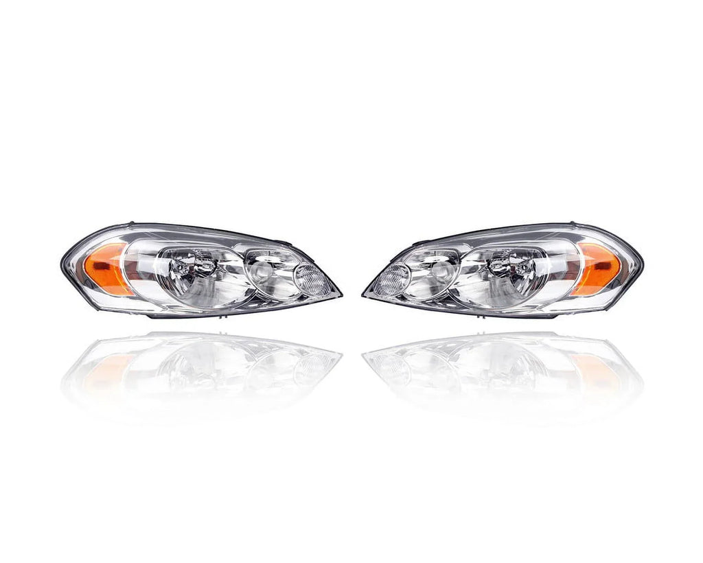 DEPO Headlight Assembly Pair for Chevrolet Impala and Monte Carlo - 25958360, 25958359