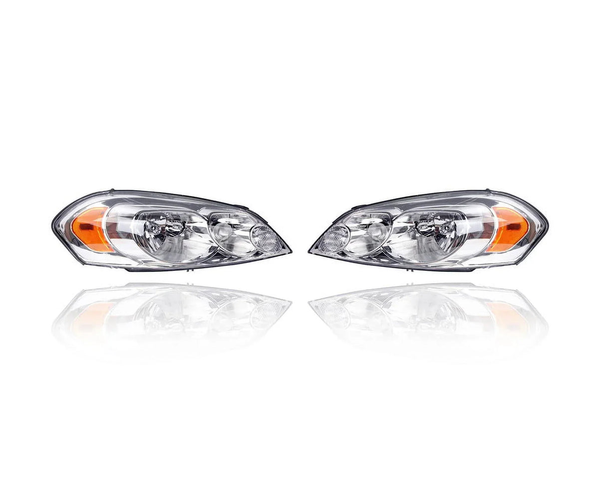 DEPO Headlight Assembly Pair for Chevrolet Impala and Monte Carlo - 25958360, 25958359