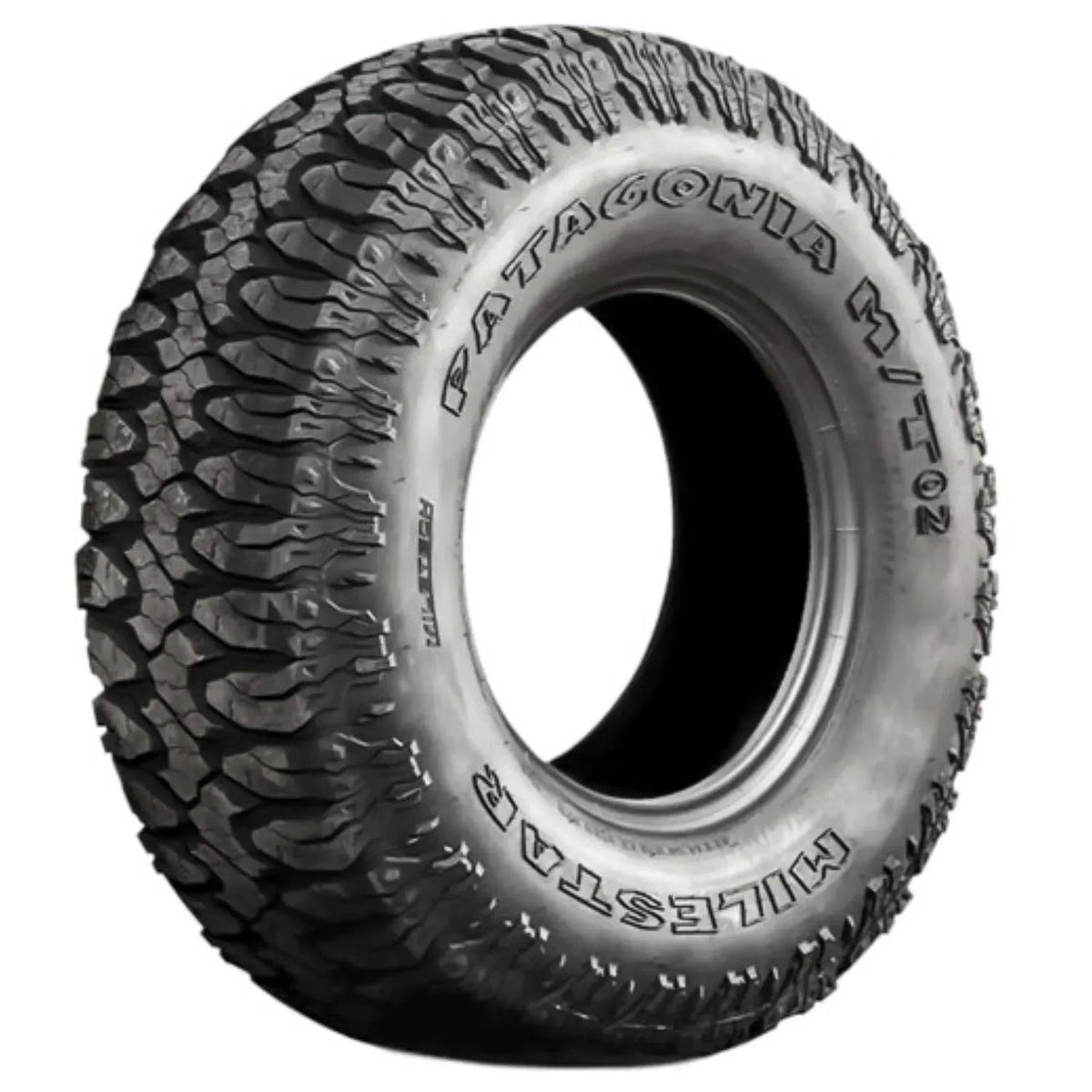 Milestar Mud Terrain Light Truck Tire LT37X12.50R17 124Q Load Range D - Patagonia M/T-02