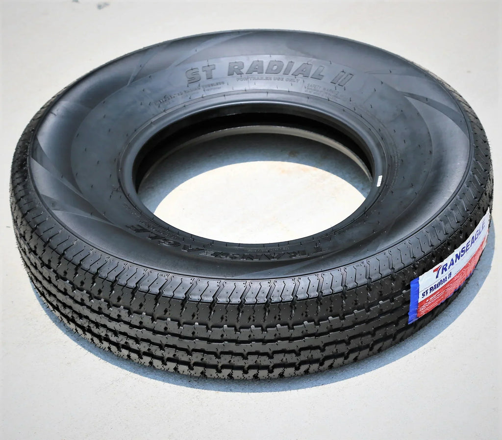 Transeagle ST Radial II Steel Belted Trailer Tires, ST205/75R15 107/102L Load Range D 8 Ply - Pair of 2