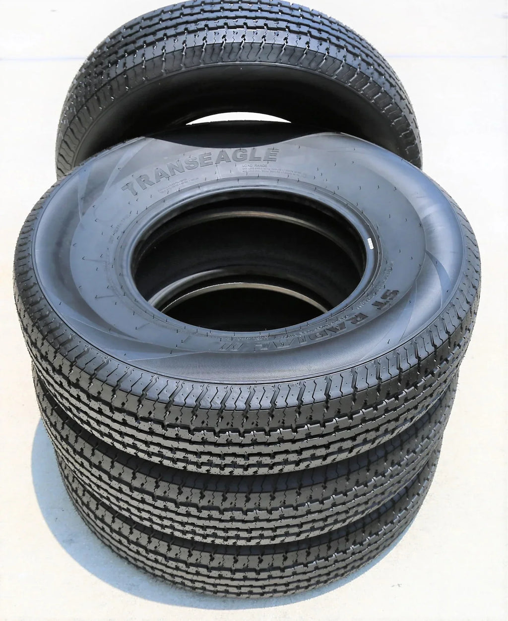 Transeagle ST Radial II Steel Belted Trailer Tires, ST205/75R15 107/102L Load Range D 8 Ply - Pair of 2