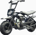 MotoTec 105CC 3.5HP Mini Bike, Black, Alloy Steel, 23mph - KN110-A