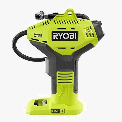 RYOBI ONE+ Cordless Air Inflator With Digital Gauge, 18V 4.0 Ah Lithium-Ion Battery - P737D