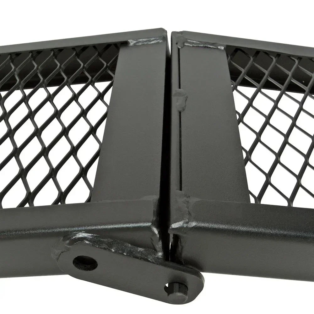 90in Black Steel Dual Runner Folding ATV Ramps