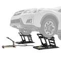 Black Widow Hydraulic Car Lift With Ramp - 3,000 lb. Per Pair Capacity