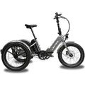 Lectric XP Trike Adult Folding 3-Wheel Electric Tricycle, Graphite, 500W, 20in x 4in Tires - XP Trike
