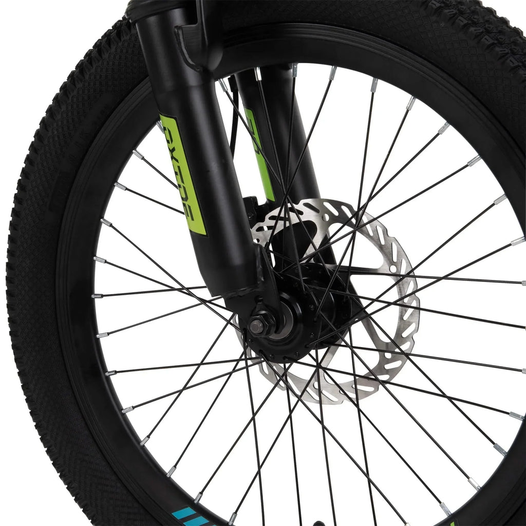 Huffy 20-inch Oxide Boys Mountain Bike, Lime / Blue