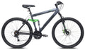 Genesis V2100 Men's Dual Suspension Mountain Bike, 26in, Slate Gray