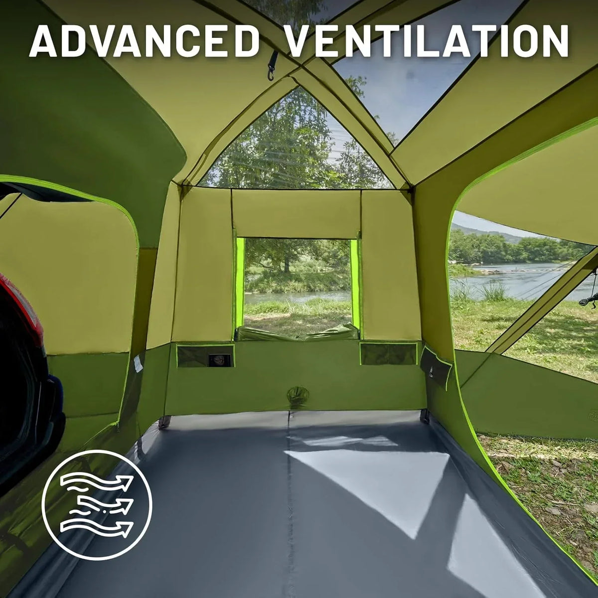 TIMBER RIDGE SUV Tent, 5-9 Person, 13' W x 10' L x 7.1' H