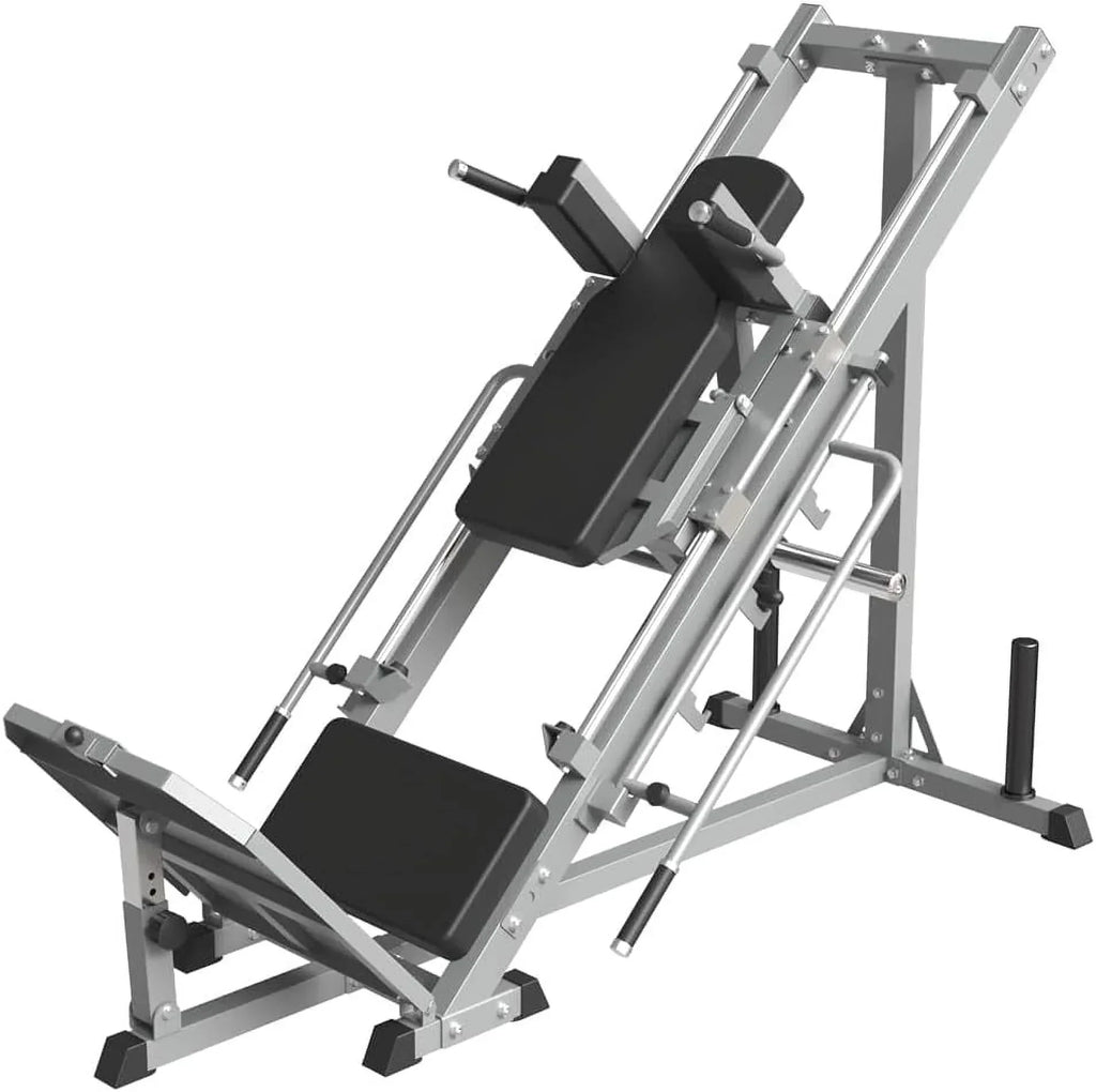2-In-1 Leg Press And Hack Squat Machine With Linear Bearing - 45-Degree