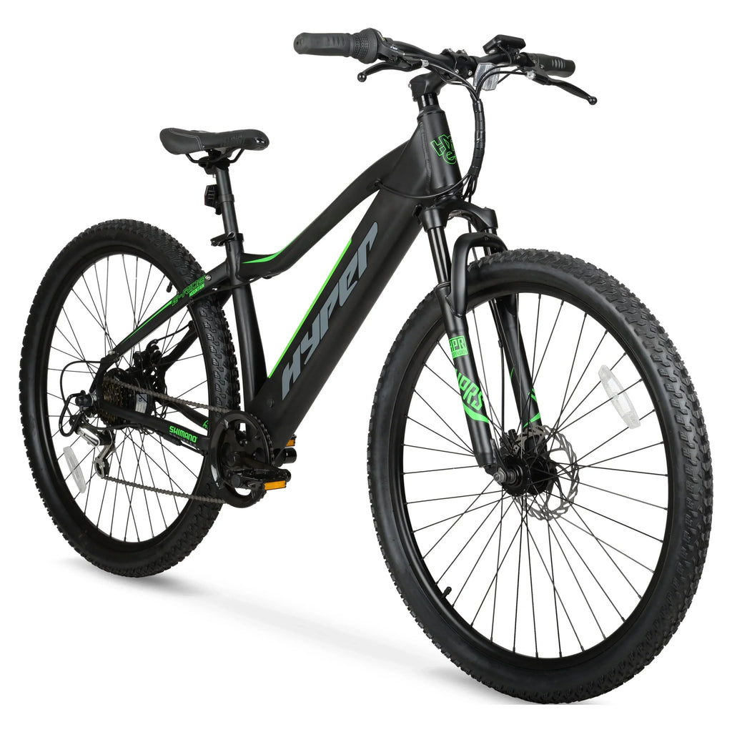 Hyper Bicycles 29 Inch 36V Electric Mountain Bike For Adults, 250W, Black