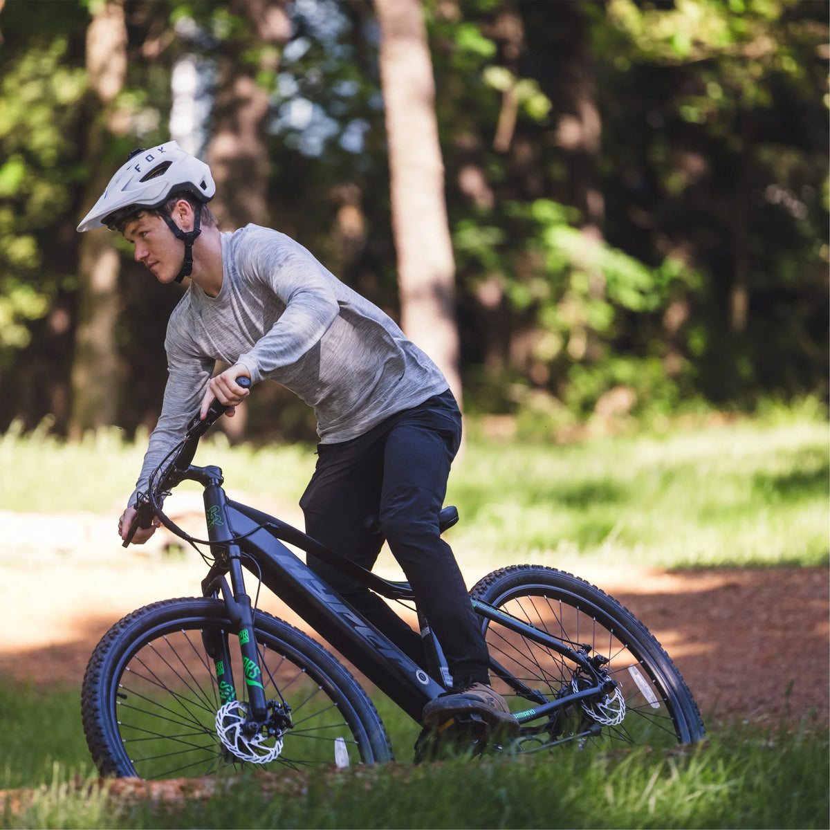 Hyper Bicycles 29 Inch 36V Electric Mountain Bike For Adults, 250W, Black