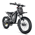 Arkveld Adult Electric Fat Tire Bike, 3000W, 40 MPH, 80 Miles, 25 inch, White - APEX1