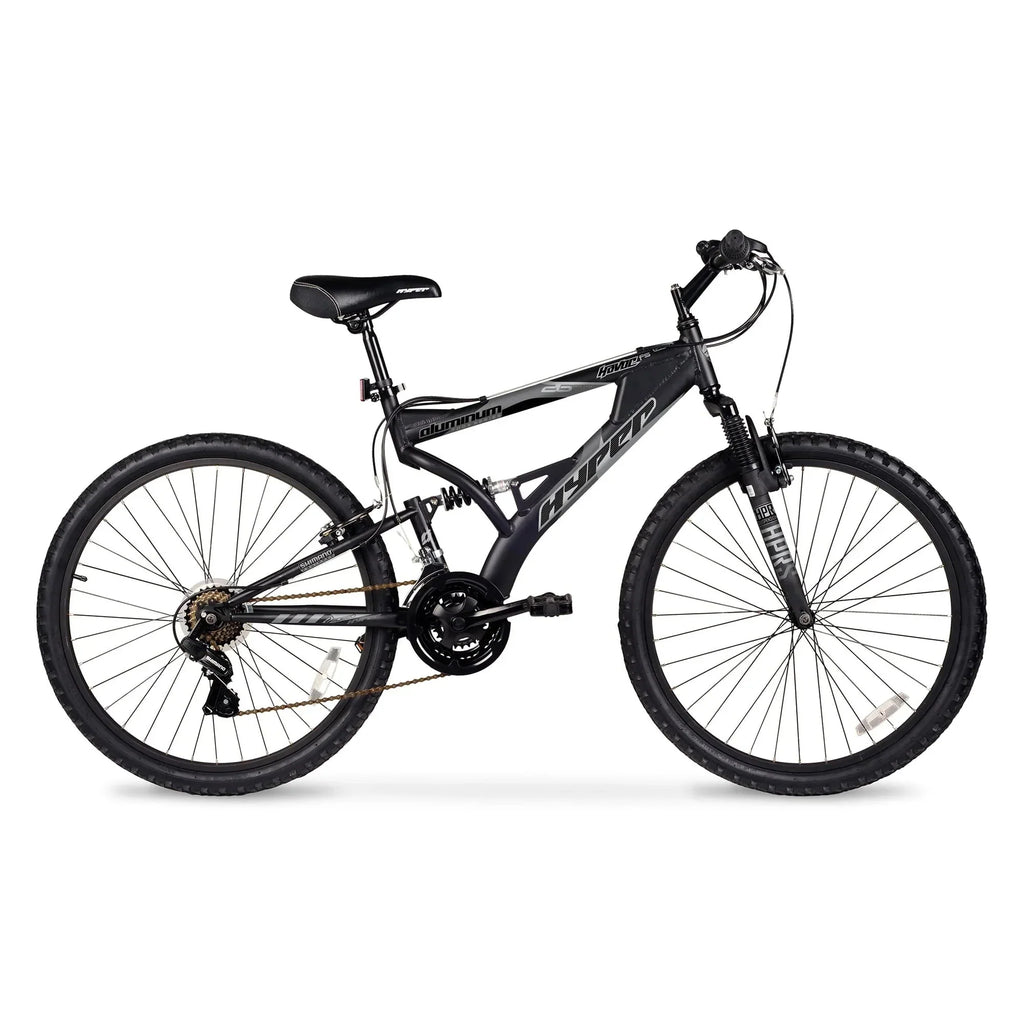 Hyper Bicycles Men's Havoc Mountain Bike, 26 inch, 21 Speed, Black
