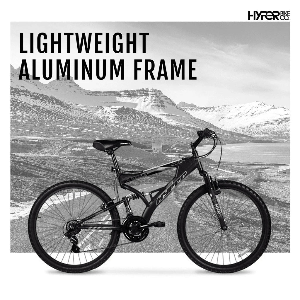 Hyper Bicycles Men's Havoc Mountain Bike, 26 inch, 21 Speed, Black