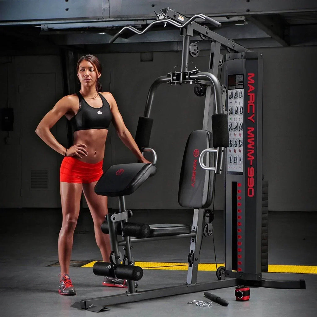 Marcy Full Body 150lb Stack Home Gym Workout Machine - MWM-990