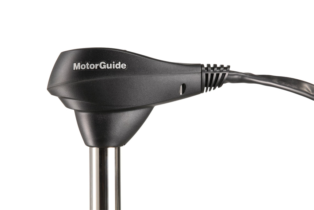 MotorGuide Freshwater Bow Mount Trolling Motor, Cable Steer, Foot-Control, 50-Inch Shaft, 55-Pound Peak Thrust - 940200100