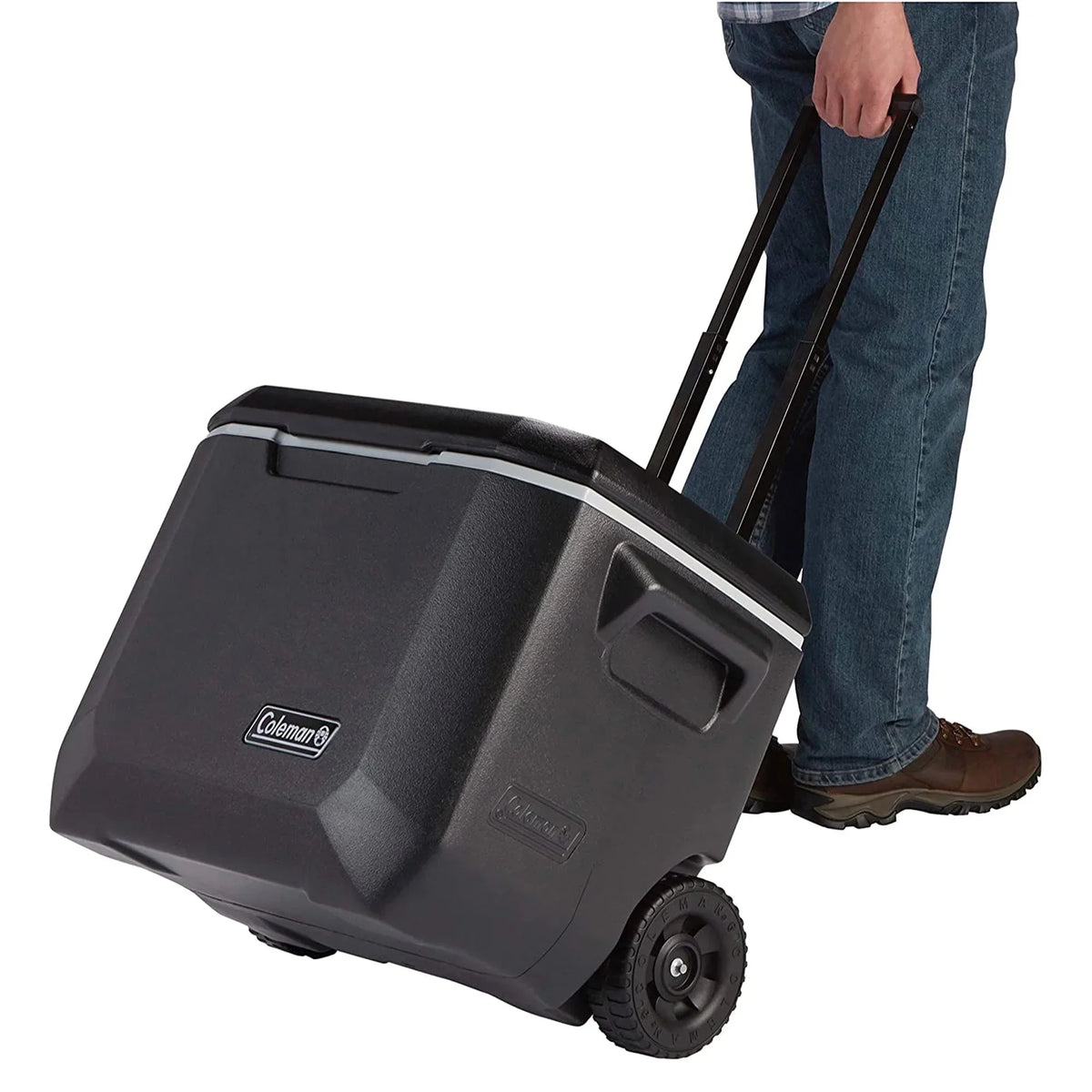Coleman Xtreme 50 Quart 5-Day Hard Cooler With Wheels And Have-A-Seat Lid
