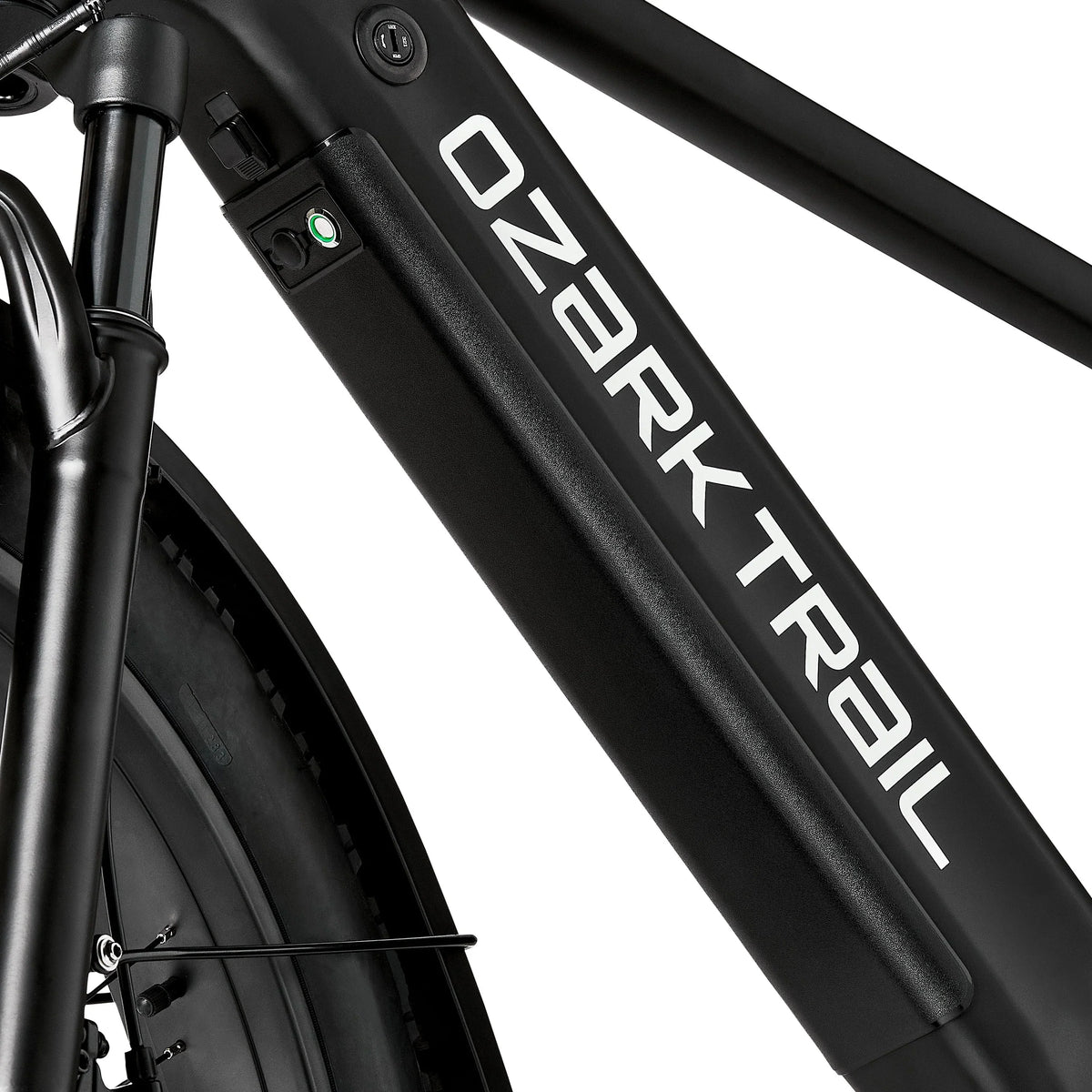 Ozark Trail Electric Fat Tire Bike, 26in, 48V, Class 2, Black, Fits Riders 5ft 2in - 6ft 1in - M.3 Ranger+