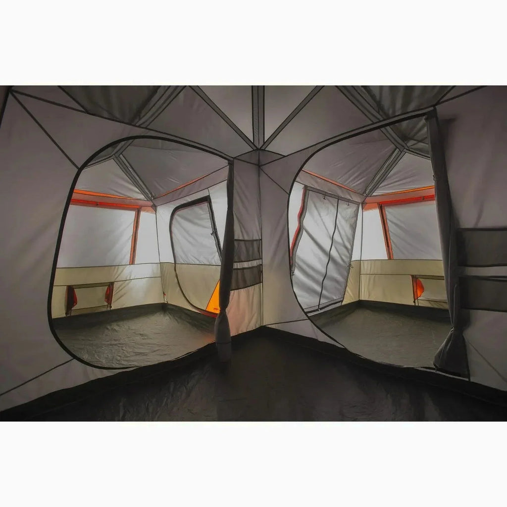 Ozark Trail Instant Cabin Tent, Sleeps 12, 16 x 16, 3-Room - WMT-161682B