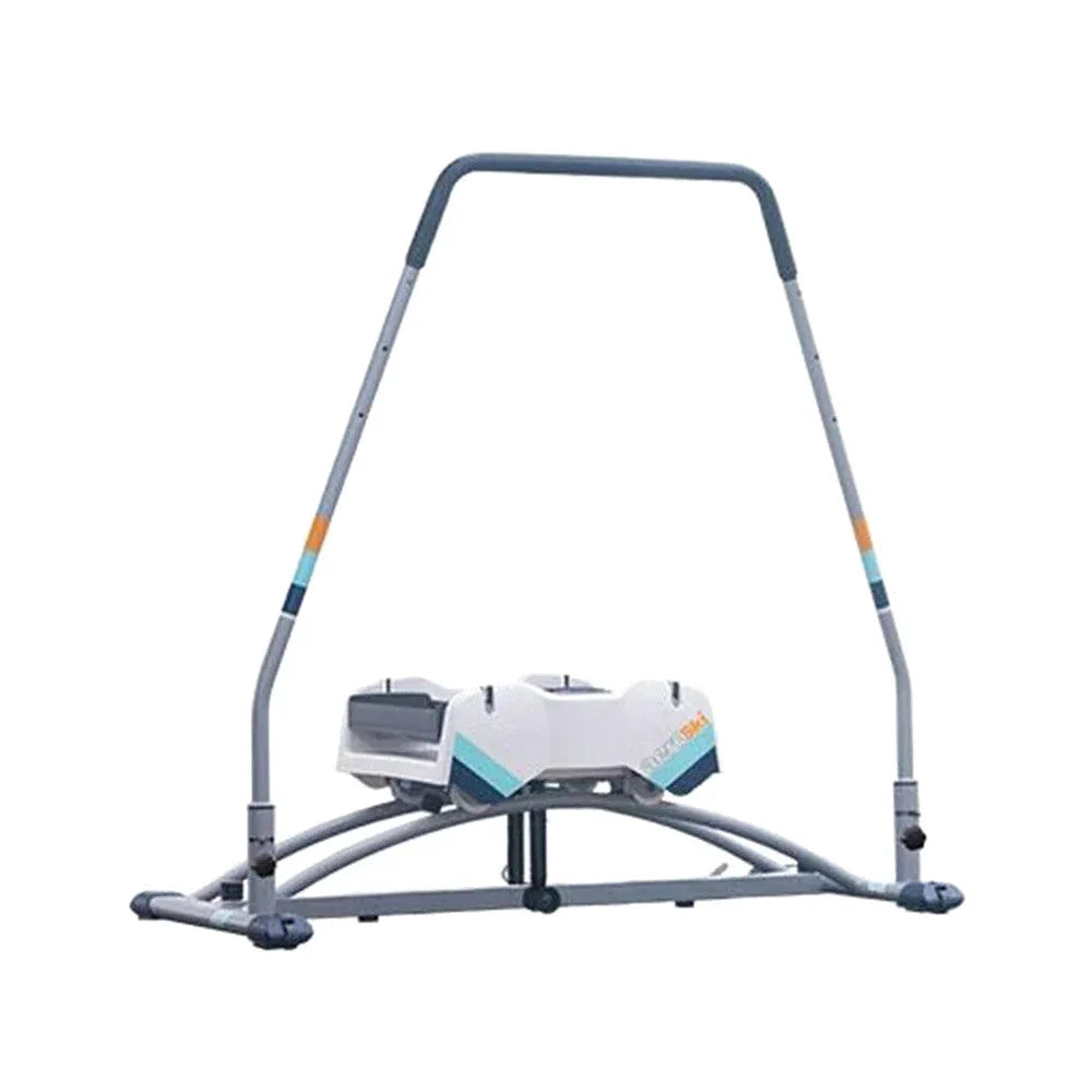 Aeroski Ski Fitness Workout Machine With Recoil Spring Resistance, Gray - 2.0
