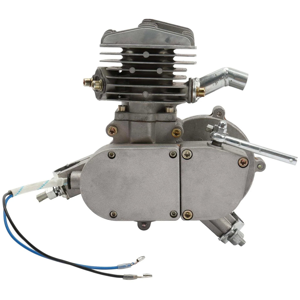 Zimtown 80cc 2-Stroke Engine Bike Motor Kit For 26in Bicycles, Silver White